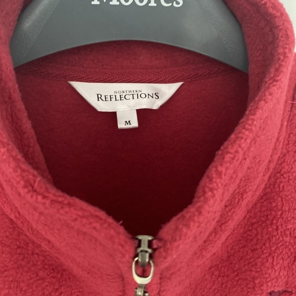 Vintage Northern Reflections Woodland Zip Up Fleece Vest, Size Medium - Picture 3 of 13
